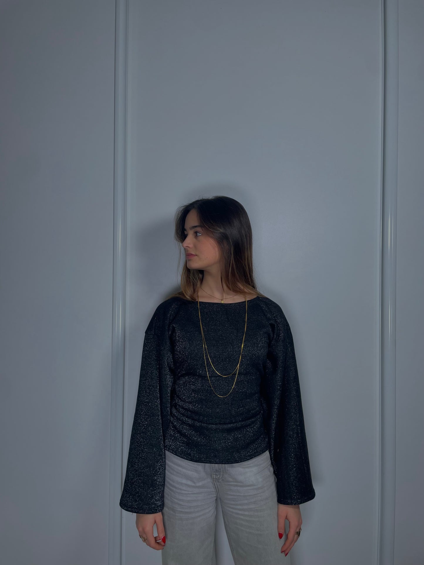 Pull à paillettes