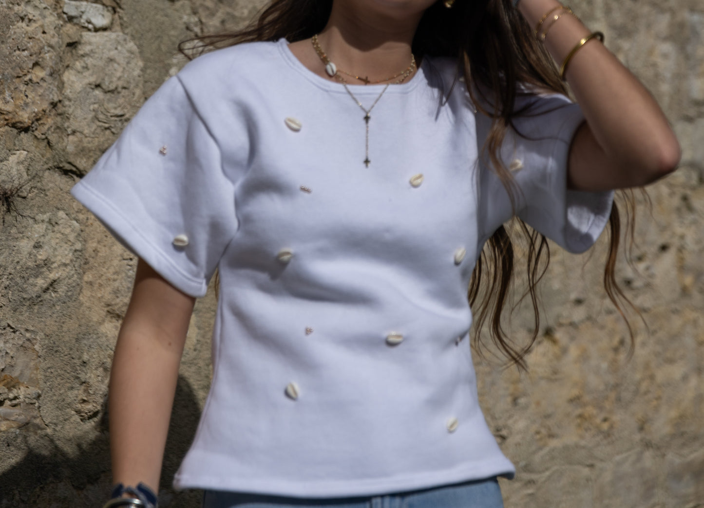 Tee-shirt “Perles Marines"