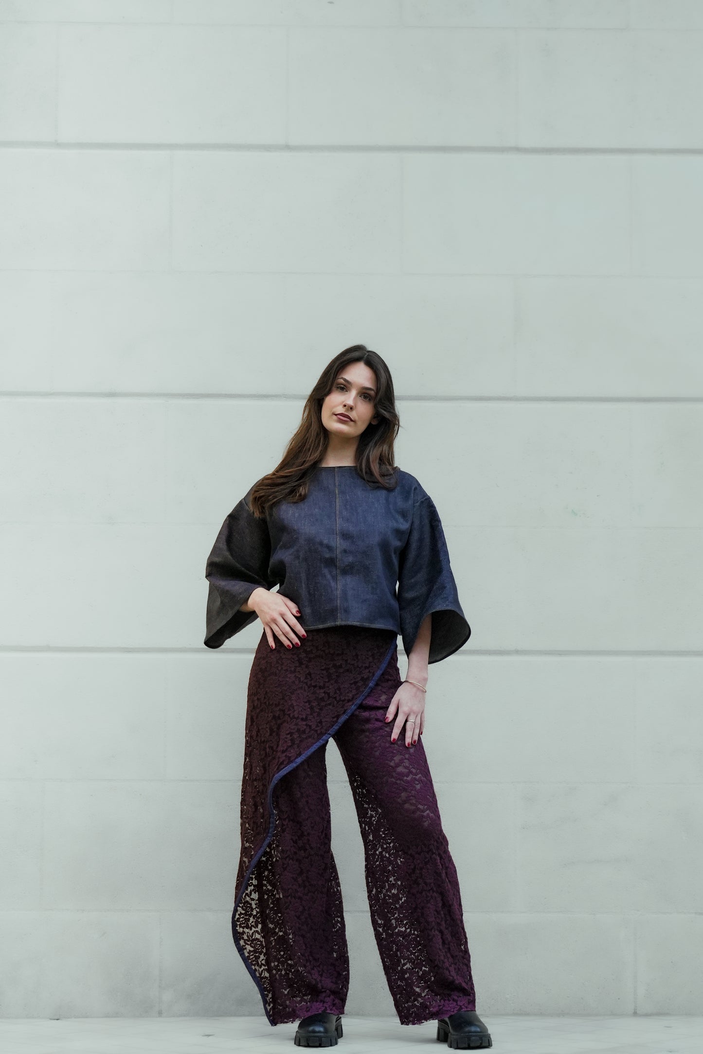 Pantalon en dentelle