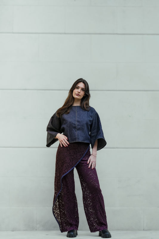 Pantalon en dentelle