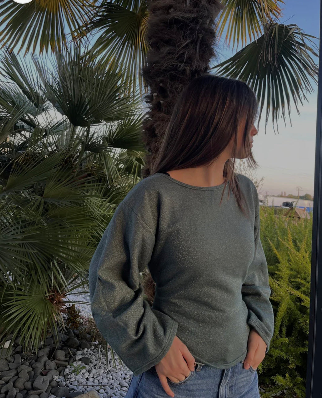 Pull à paillettes