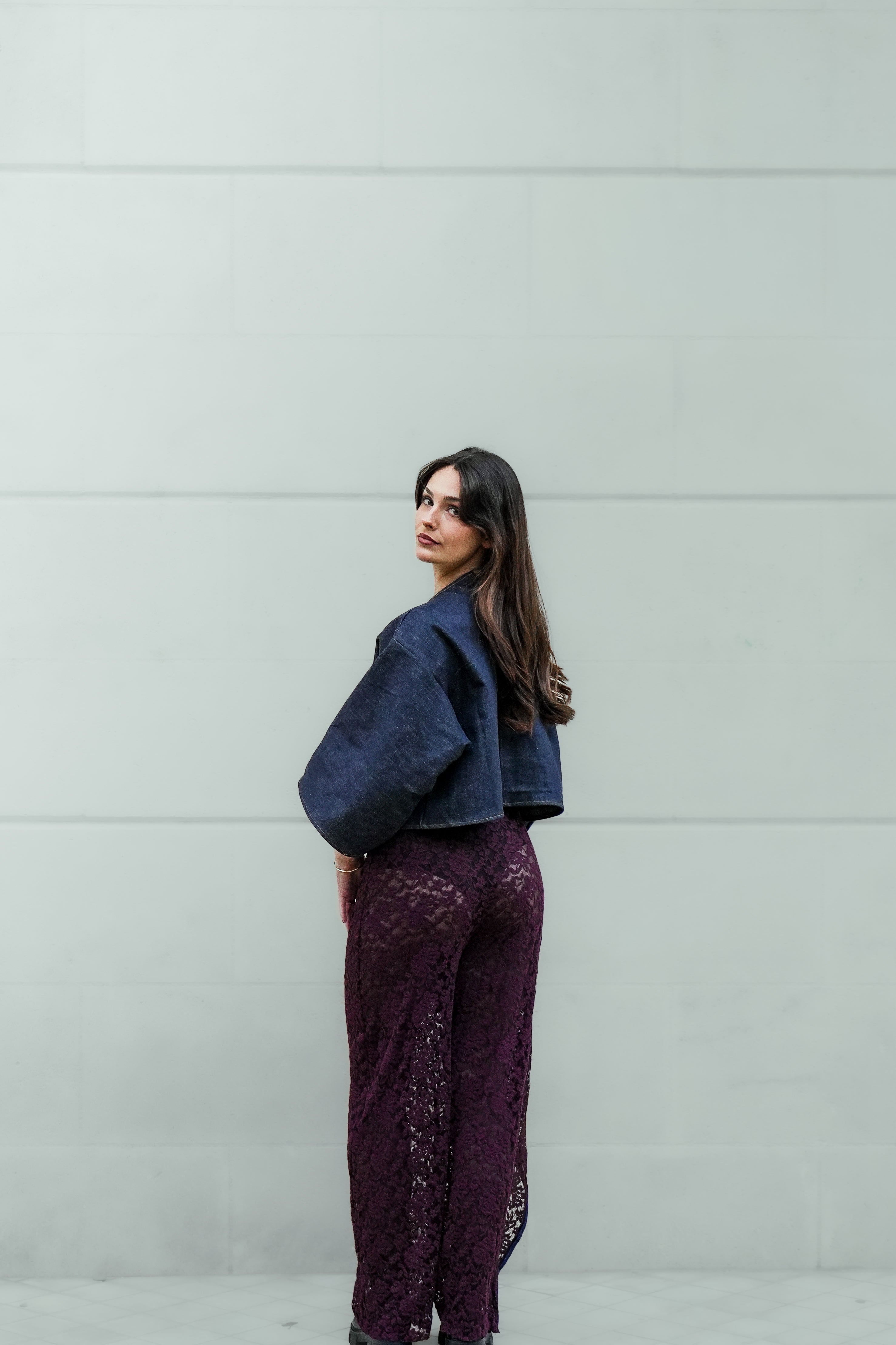 Pantalon en dentelle