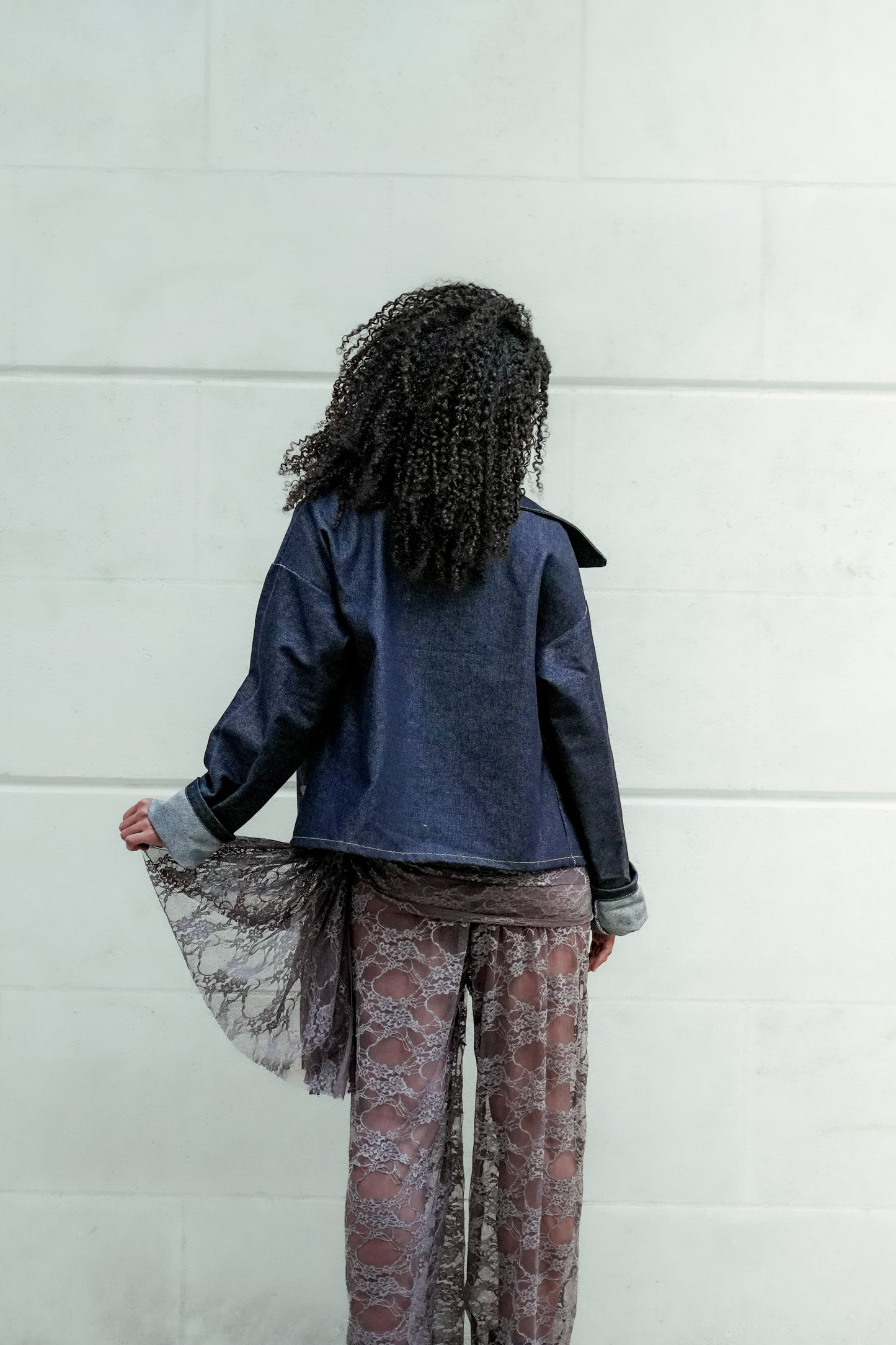 Pantalon avec drapé convertible